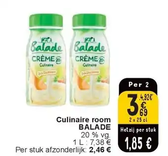 Cora Culinaire room BALADE aanbieding