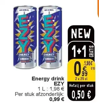 Cora Energy drink EZY aanbieding