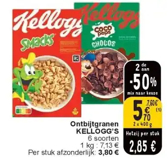 Cora Ontbijtgranen KELLOGG’S aanbieding