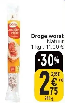 Cora Droge worst aanbieding