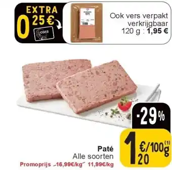 Cora Paté aanbieding