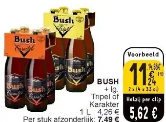 Cora BUSH aanbieding