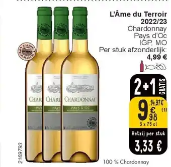 Cora L’Âme du Terroir 2022/23 aanbieding