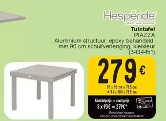 Cora Tuintafel aanbieding