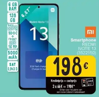 Cora Smartphone REDMI NOTE 13 aanbieding