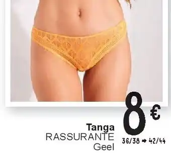 Tanga RASSURANTE Geel