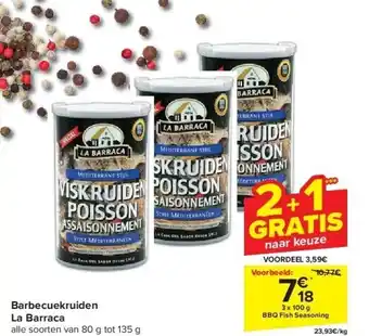 Carrefour Barbecuekruiden La Barraca aanbieding