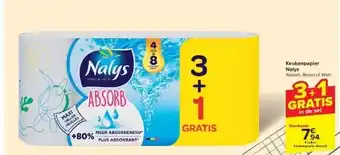 Carrefour Keukenpapier Nalys aanbieding