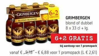 Spar Colruyt Grimbergen blond of dubbel aanbieding