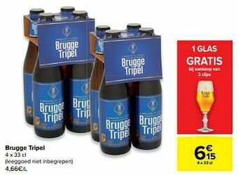 Carrefour Brugge tripel aanbieding