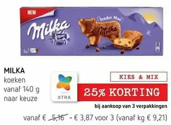 Spar Colruyt Milka koeken aanbieding