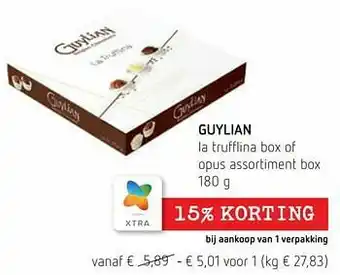 Guylian la trufflina box of opus assortiment box