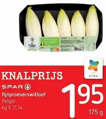 Spar Colruyt Fijnproeverswitloof belgië aanbieding