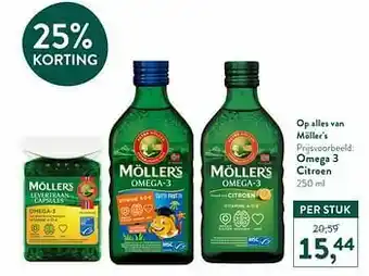 Holland & Barrett Omega 3 citroen aanbieding