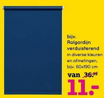 Leen Bakker Rolgordijn verduisterend aanbieding