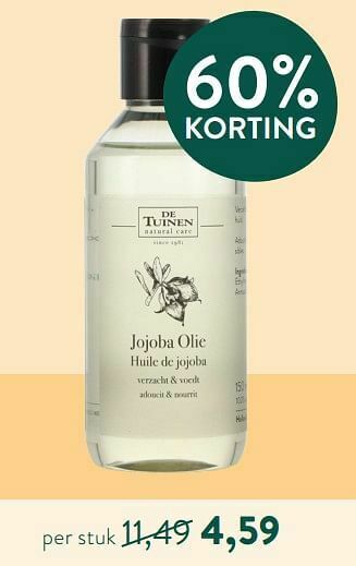 Holland & Barrett Jojoba olie aanbieding