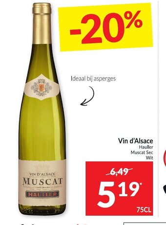 Intermarché Vin d'Alsace aanbieding