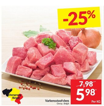 Intermarché Varkensstoofvlees aanbieding