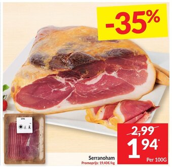 Intermarché Serranoham aanbieding