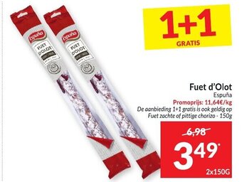 Intermarché Fuet d'Olot aanbieding