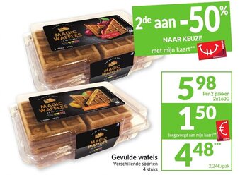 Intermarché Gevulde wafels aanbieding