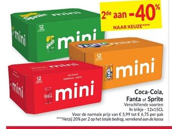 Intermarché Coca-Cola Fanta of Sprite aanbieding
