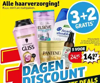 Kruidvat Alle haarverzorging! aanbieding