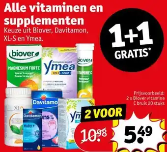 Kruidvat Alle vitaminen en supplementen aanbieding