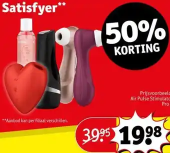 Kruidvat Satisfyer aanbieding