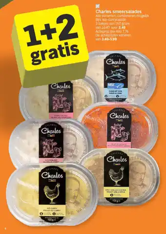 Albert Heijn Charles smeersalades aanbieding