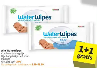 Albert Heijn Alle WaterWipes aanbieding