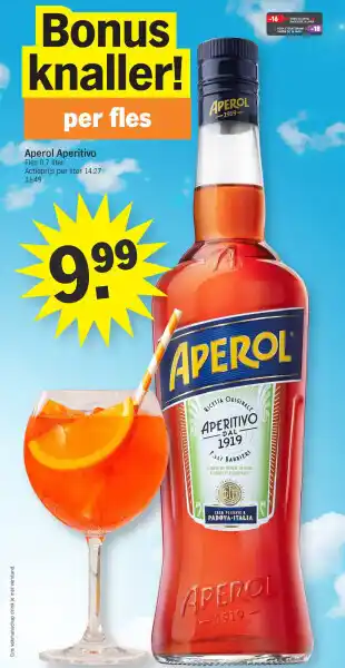 Albert Heijn Aperol Aperitivo aanbieding