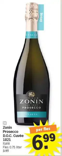 Zonin Prosecco D.O.C. Cuvée 1821