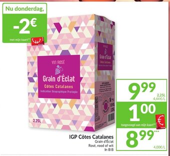Intermarché IGP Côtes Catalanes aanbieding