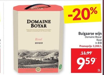 Intermarché Bulgaarse wijn aanbieding