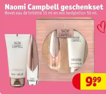 Kruidvat Naomi Campbell geschenkset aanbieding