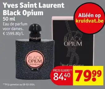 Kruidvat Yves Saint Laurent Black Opium 50 ml aanbieding