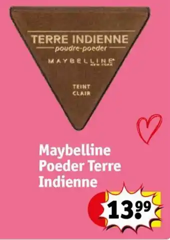 Kruidvat Maybelline Poeder Terre Indienne aanbieding