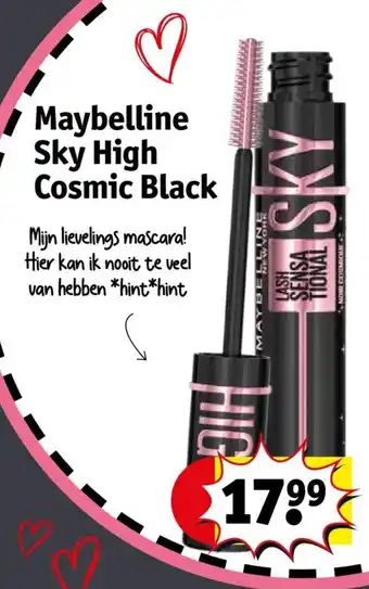 Kruidvat Maybelline Sky High Cosmic Black aanbieding