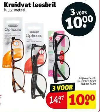 Kruidvat leesbril aanbieding