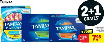Kruidvat Tampax aanbieding