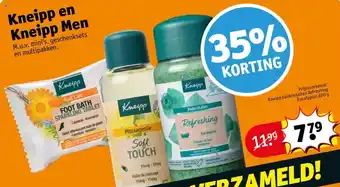 Kruidvat Kneipp en Kneipp Men aanbieding