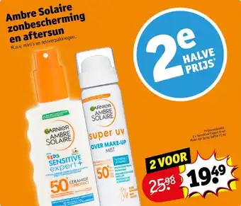 Kruidvat Ambre Solaire zonbescherming aanbieding