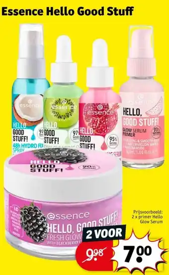 Kruidvat Essence Hello Good Stuff aanbieding