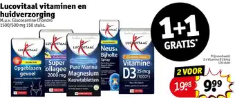 Kruidvat Lucovitaal vitaminen en huidverzorging aanbieding