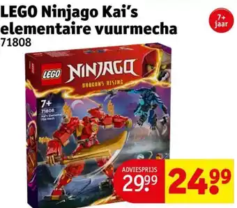 Kruidvat LEGO Ninjago Kai's elementaire vuurmecha aanbieding