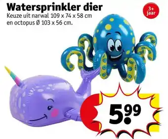 Kruidvat Watersprinkler dier aanbieding