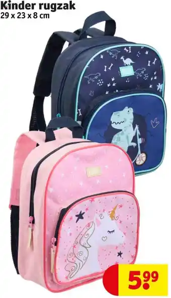 Kruidvat Kinder rugzak aanbieding