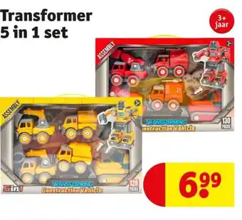 Kruidvat Transformer 5 in 1 set aanbieding