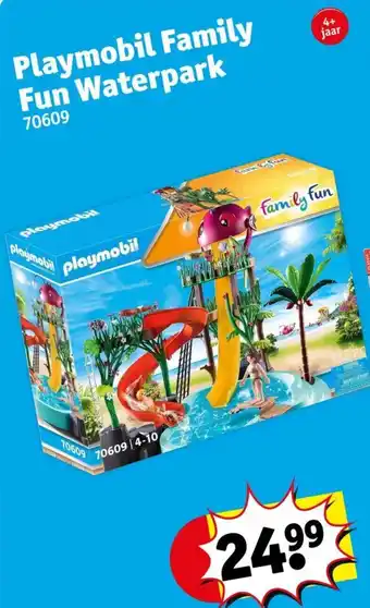 Kruidvat Playmobil Family Fun Waterpark aanbieding